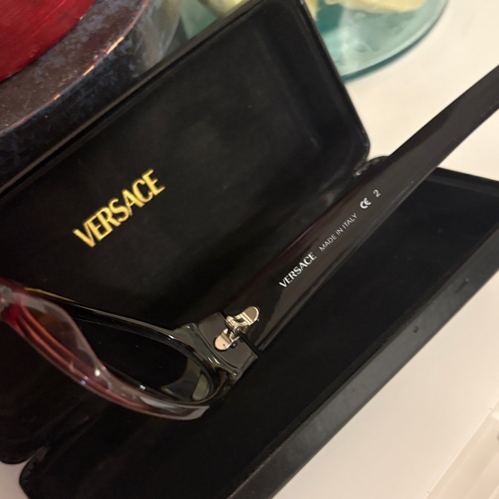 Versace Burgundy Sunglasses - Picture 4 of 7